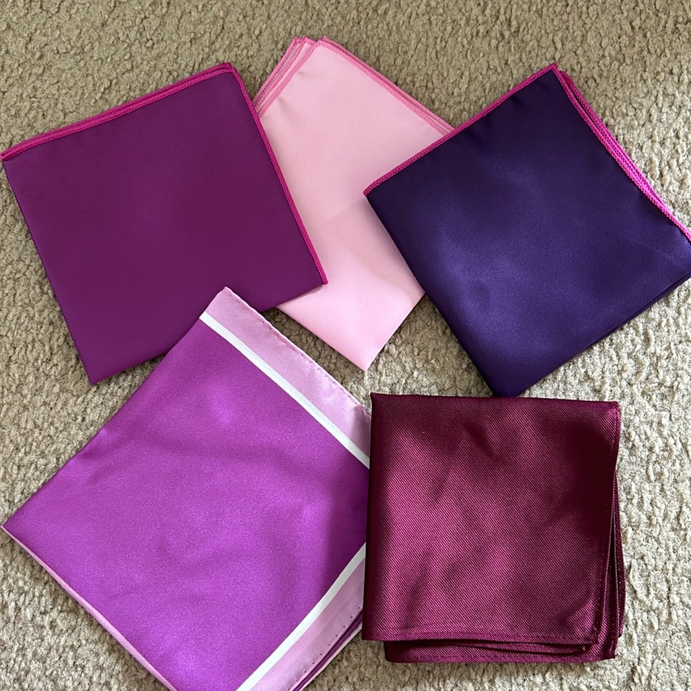 Assorted pocket squares